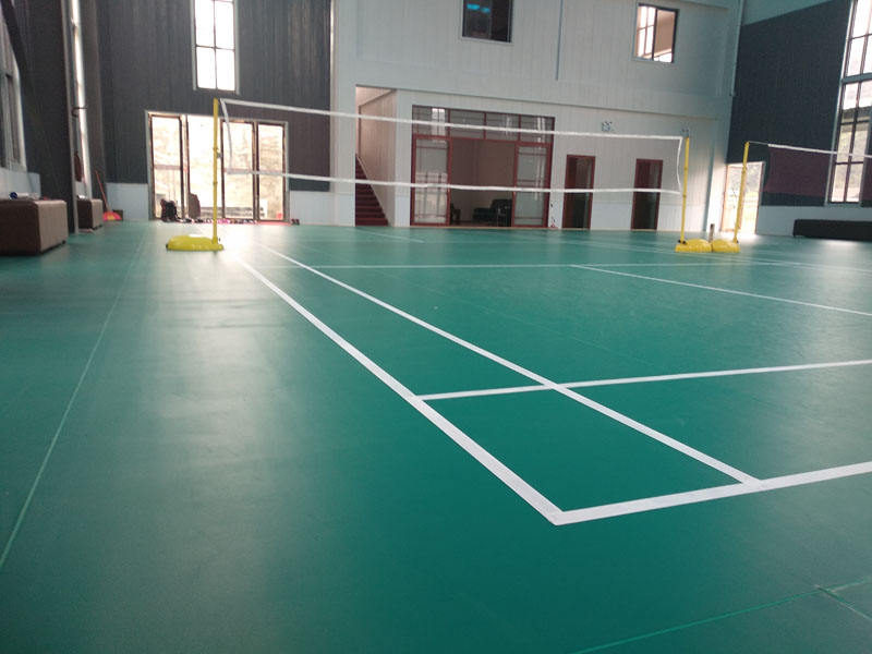 貴州乒乓羽毛球籃球場地板革 加厚室內(nèi)動健身房舞蹈地膠塑膠地板批發(fā)