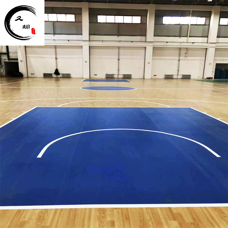 籃球場地膠室內(nèi)體育場館專用pvc塑膠運(yùn)動(dòng)地板防滑彈性籃球場地墊 推薦款 楓木紋N4.5mm